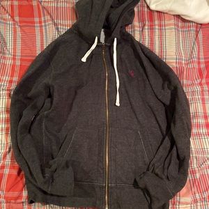 Polo zip up hoodie